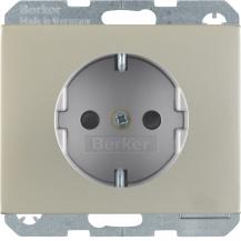 Berker 41357004 Steckdose SCHUKO erh BS K.5 Edelstahl