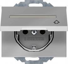 Berker 47487104 Steckdose SCHUKO m KD u BF K.5 Es rostfr