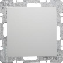 Berker 6710098989 Blindverschluss mit Zentralstück Serie S.1/B.3/B.7 polarweiß,