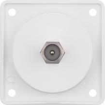 Berker 945812502 Antennen Verbinderdose TV ITG polarweiß