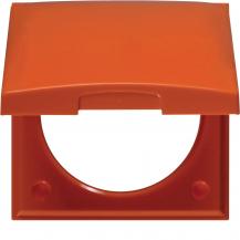 Berker 918282574 Rahmen 1f m Klappdeckel ITG Flow orange