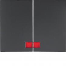 Berker 14377006 Wippen beleuchtb K.1 anthrazit matt
