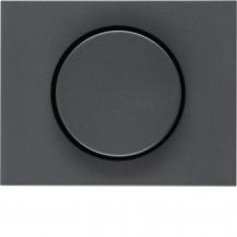 Berker 11357006 Zentralstück m Knopf f D-Dimm K.1 anthr