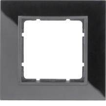 Berker 10116616 Rahmen 1fach B.7 Glas schwarz