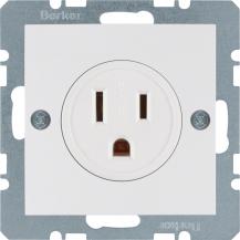 Berker 41668989 Steckdose SK NEMA 5-15 R S.1/B.x pw