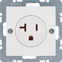Berker 41681909 Steckdose SK NEMA 5-20 R S.1/B.3/B.7 pw