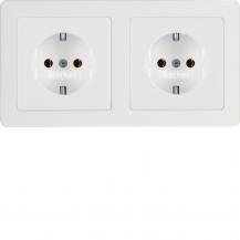 Berker 47206089 Steckdosen-Kom SCHUKO 2f m Ra Q.x pw