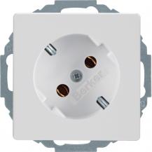 Berker 47276089 Steckdose SCHUKO 45° Q.x polarweiß