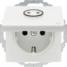 Berker 47446049 Steckdose SCHUKO KD ab-Sym BS Q.x pw sa