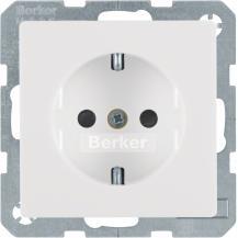 Berker 41236089 Steckdose SCHUKO erh BS Q.x pw