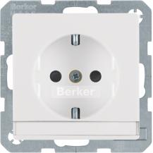 Berker 41496089 Steckdose SCHUKO BSF erh BS Q.x pw