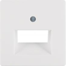 Berker 14096089 Zentralstück für UAE Steckdose 2-fach Serie Q.x polarweiß, samt