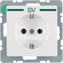 Berker 47436039 Steckdose SCHUKO m Druck grü Q.x pw