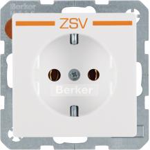 Berker 47436049 Steckdose SCHUKO m Druck ora Q.x pw