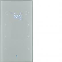 Berker 75643034 Glas-Sensor 3f m Te.reg TS alu