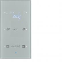 Berker 75642134 Glas-Sensor 2f m Te.reg TS konf alu