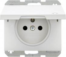 Berker 6768777109 Steckdose m SK-Stift KD K.1 pw