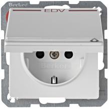 Berker 47526059 Steckdose SCHUKO m KD rot BF BS Q.x pw