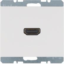 Berker 3315427009 HDMI Steckdose K.1 polarweiß glänzend