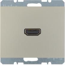 Berker 3315427004 HDMI Steckdose K.5 edelstahl lackiert