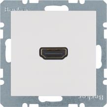 Berker 3315431909 HDMI Steckdose m 90° Stcka. S.1/B3/B7 pw