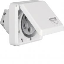 Berker 568301 CEE Steckd. EB 5Pol 32A mit Klappdeckel