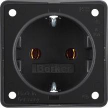 Berker 947782503 Steckdose SCHUKO Integro Einsätze sw