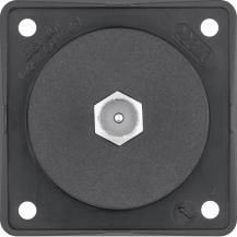 Berker 945812503 Antennen Verbinderdose TV ITG schwarz