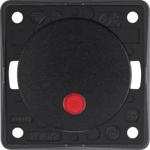 Berker 937522510 Kontr.-Aussch. 2p Aufd., Flow/Pure, sw