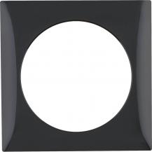 Berker 918272510 Rahmen 1fach Integro Flow schwarz glänz