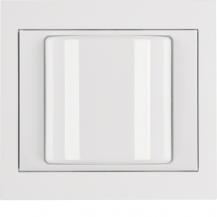 Berker 52037009 Lichtsignal mit Rahmen K.1 polarweiß glä
