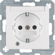 Berker 41101909 Steckdose SCHUKO LED BSF BS S1/B3/7 pw