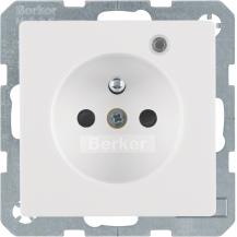 Berker 6765096089 Steckdose m SK-Stift LED Q.x pw