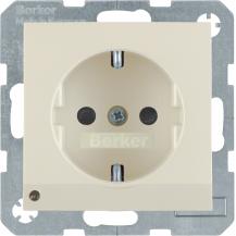 Berker 41098982 Steckdose SCHUKO m LED-OL S.1/B.x weiß