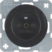 Berker 6768762045 Steckdose m SK-Stift erh. BS R.1/R.3 sw