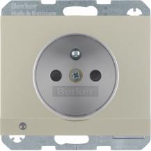 Berker 6765107004 Steckdose m Schutzko.-Stift u LED K.5 Es