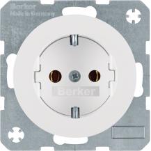 Berker 41432089 Steckdose SCHUKO R.1/R.3 polarweiß glän