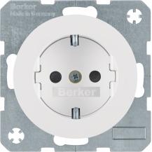 Berker 47232089 SCHUKO Steckdose 1fach mit erhöhtem Berührungsschutz R.1/R.3 pol
