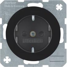 Berker 47232045 Steckdose SCHUKO erh BS R.1/R.3 sw