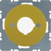 Berker 14322006 Zentralstück f BG Ø 22,5 mm gelb glänz