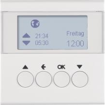 Berker 85741189 Jalousie-Schaltuhr S.1/B.3/B.7 polarweiß, glänzend, Jalousiesteu