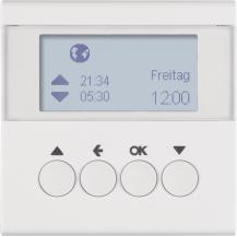 Berker 85741188 Jalousie-Schaltuhr S.1/B.3/B.7 polarweiß, matt, Jalousiesteuerun