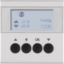 Berker 85741183 Jalousie-Schaltuhr S.1/B.3/B.7 alu matt