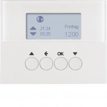 Berker 85741179 Jalousie-Schaltuhr Serie K.1 polarweiß, glänzend, Jalousiesteuer