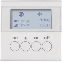 Berker 85745289 KNX-Funk Zeitsch.uhr quickl S1/B3/7 pw