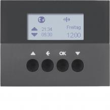 Berker 85745175 KNX-Funk Jalou-Uhr quickl K.1 anth