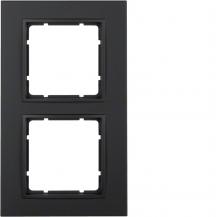 Berker 10126626 Rahmen 2-fach Serie B.7 anthrazit, matt