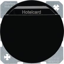 Berker 16402045 Relais-Schalter Hotelcard, R.x, schwarz