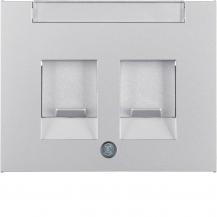 Berker 11827003 Zentralstück m Staubs u BF K.5 Alu