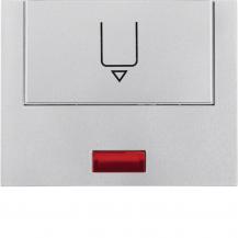 Berker 16417103 Hotelcards m Druck u rot Linse K.5 Alu